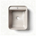 Stone composite kitchen sink 30 x 25 x 10cm beige color with single hole